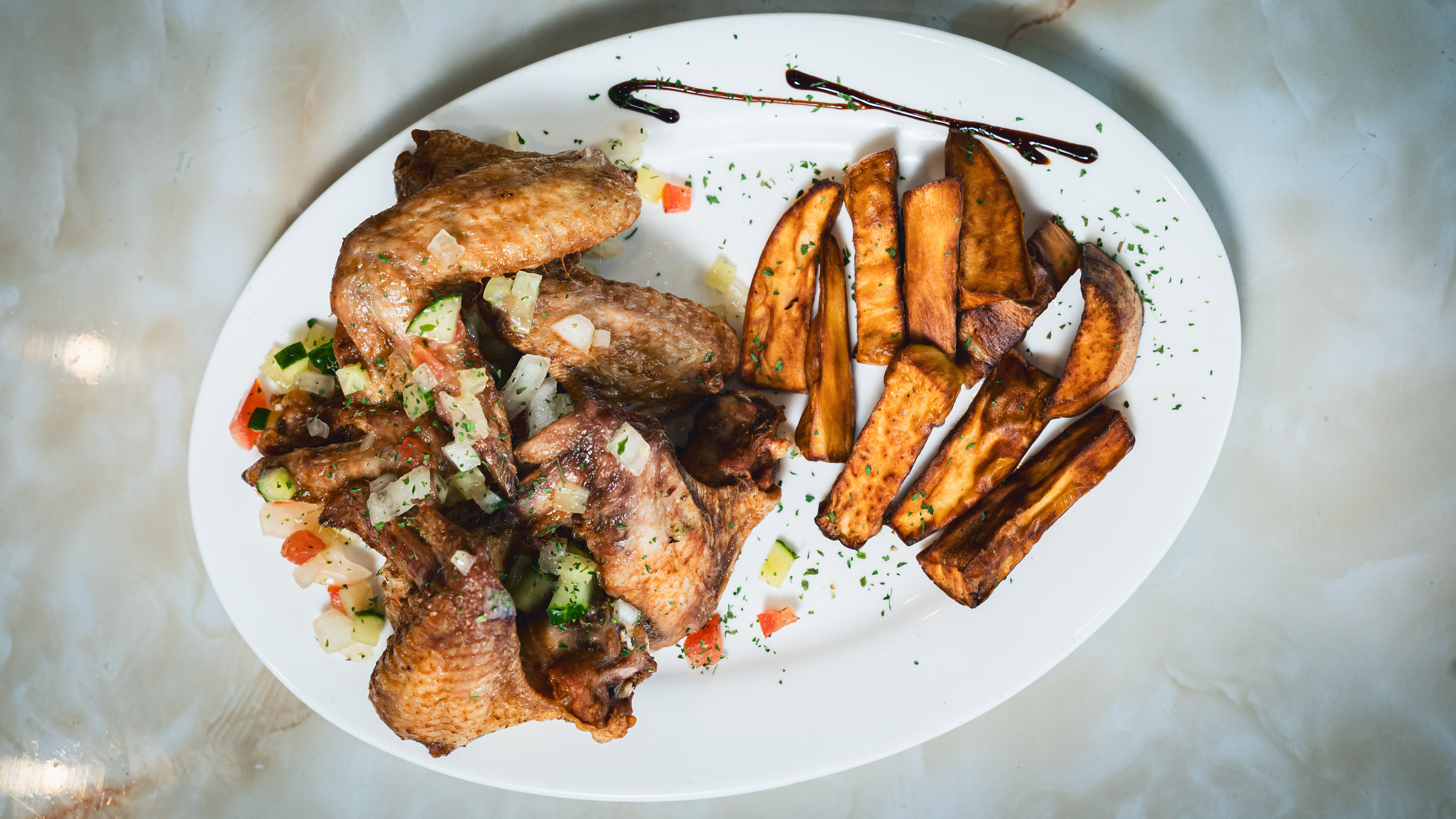 Plat africain servi chez Bisso Na Bisso, Paris 17