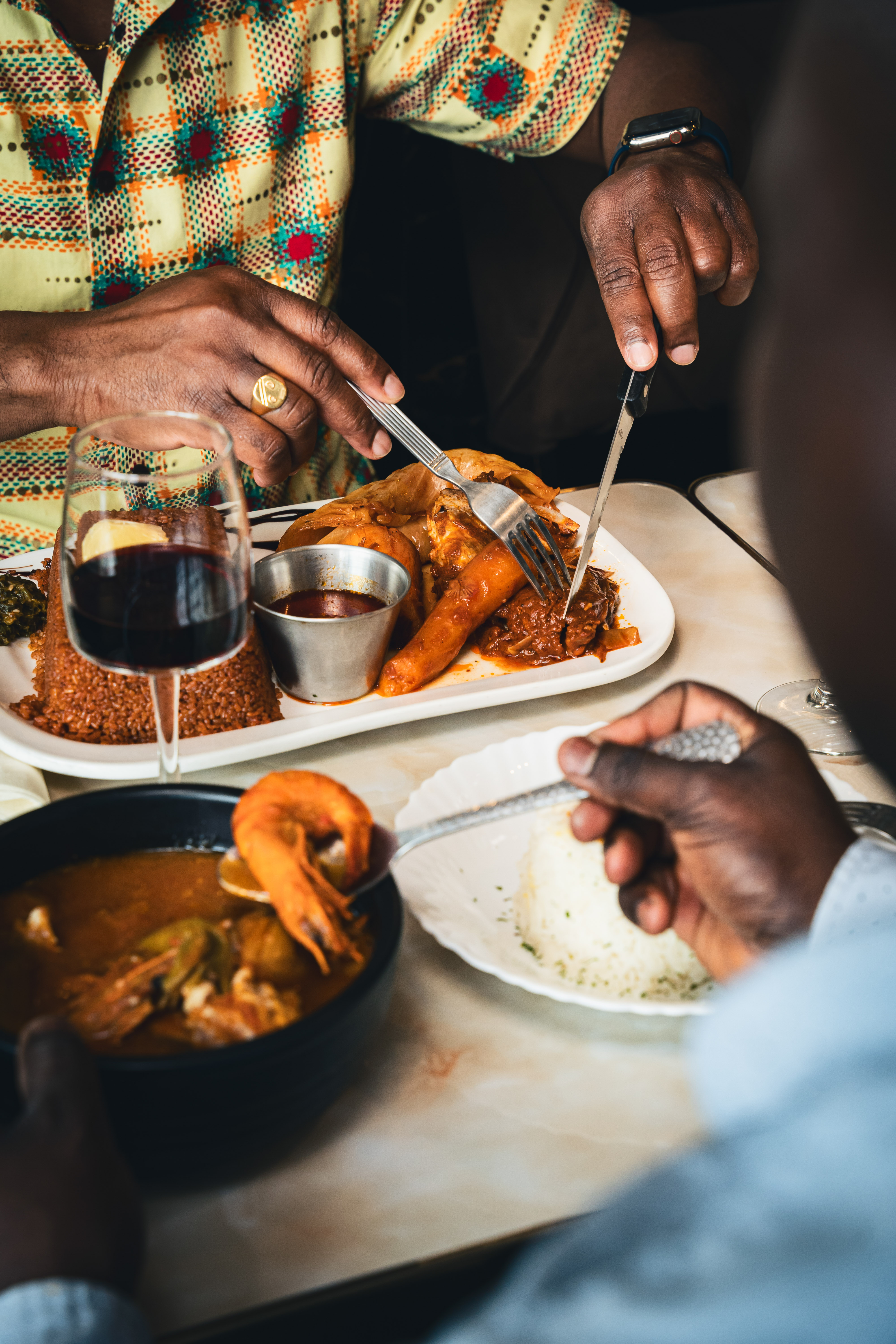 La salle et l'ambiance du restaurant Bisso Na Bisso