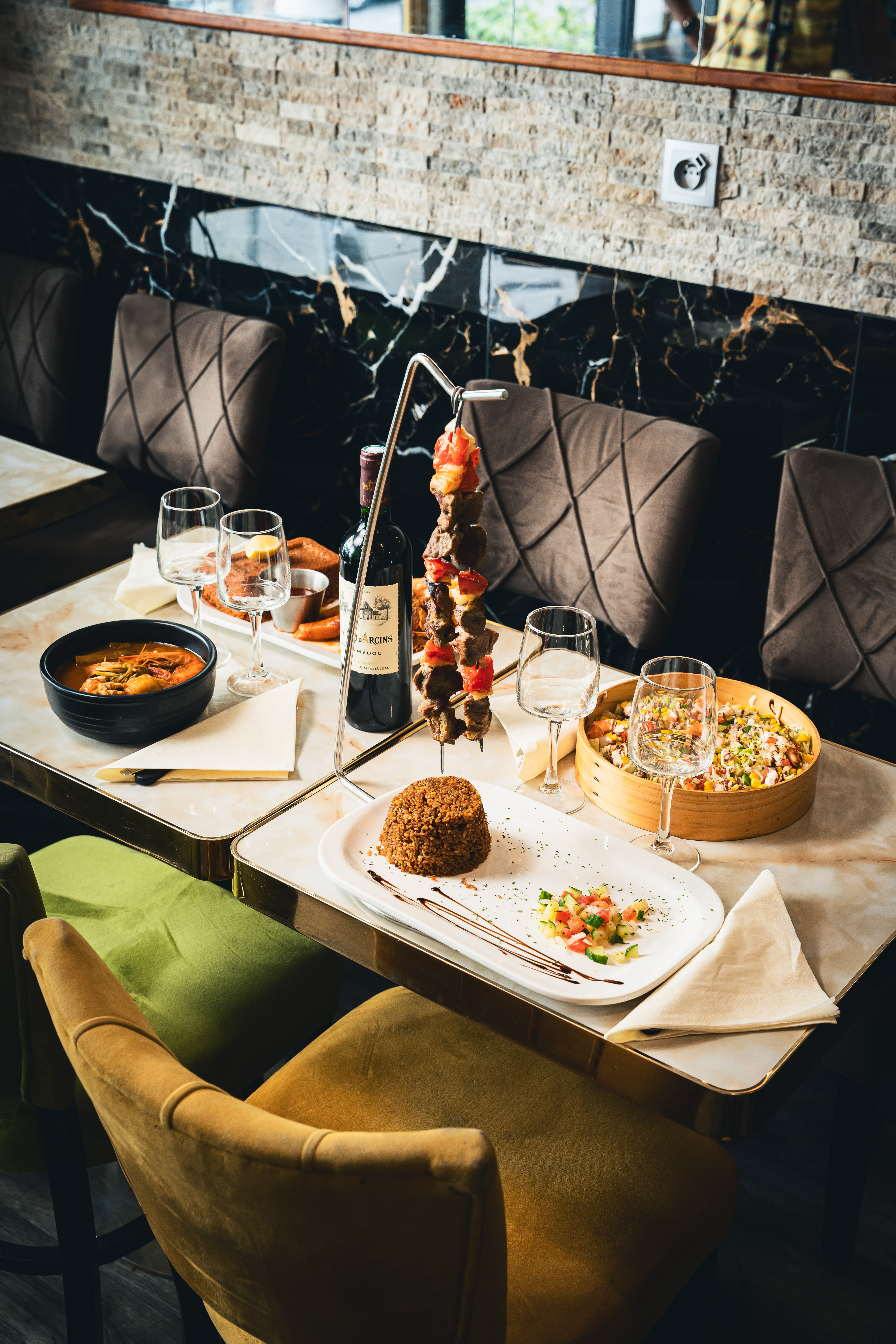 La salle et l'ambiance du restaurant Bisso Na Bisso